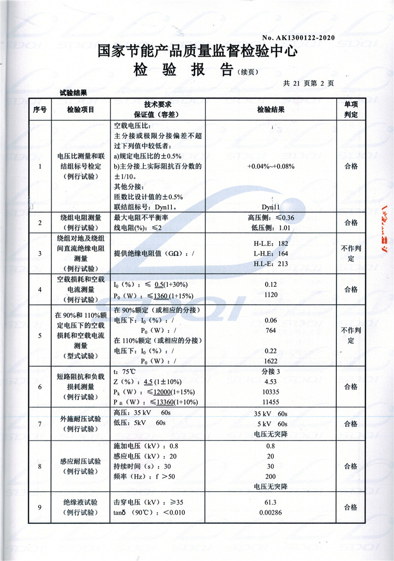 高低压试验报告-S11-1250淄博淄博淄博油浸式变压器-2.jpg